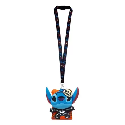 Lilo & Stitch Lanyard Stitch Skeleton with Card Holder product photo