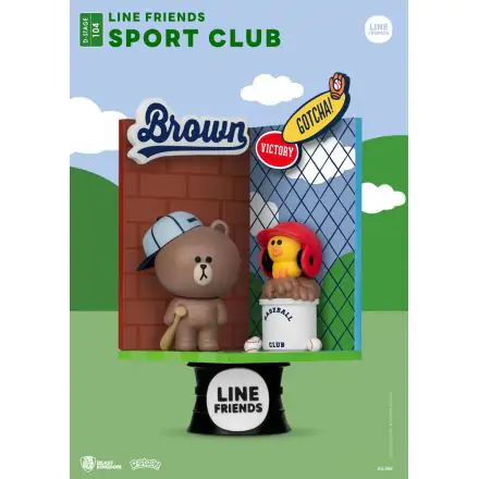 Line Friends D-Stage PVC Diorama Sport Club Closed Box Version 16 cm product photo