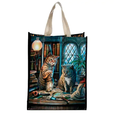 Lisa Parker Purrrlock Holmes Cat shopping bag product photo