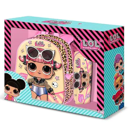 LOL Surprise Glitter 3D backpack + pencil case set product photo