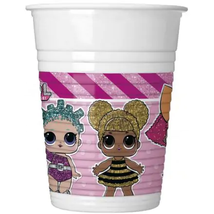 LOL Surprise Glitterati Plastic Cups 8-pack 200 ml product photo