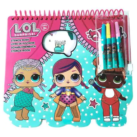 LOL Surprise stencil book product photo