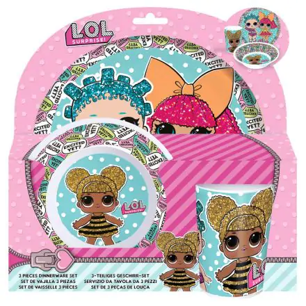 LOL Surprise melamine breakfast set product photo