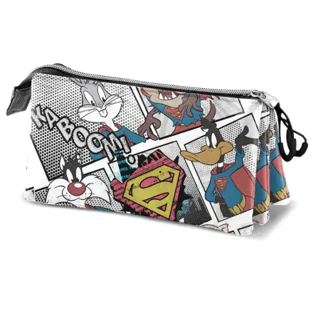 Looney Tunes Superman 100th Anniversary triple pencil case product photo