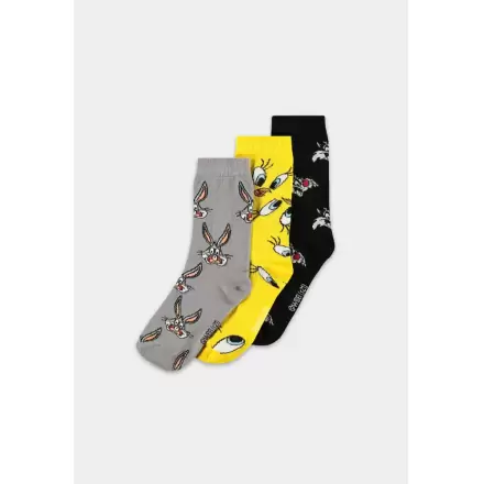 Looney Tunes Socks 3-Pack Three Icons 35-38 termékfotója