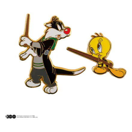 Looney Tunes Pin Badges 2-Pack Tweety & Sylvester at Hogwarts product photo