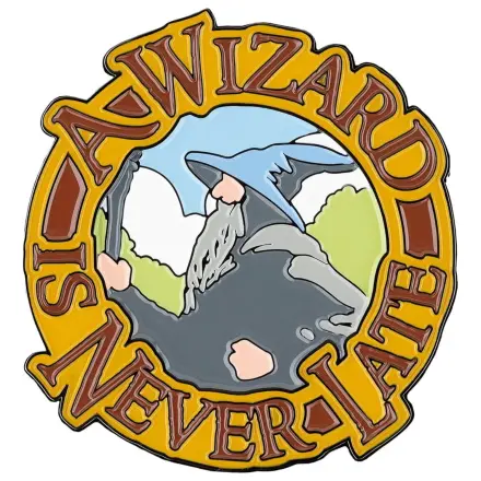 Lord of the Rings Magnet A Wizard Is Never Late (Enamel) 7 cm  product photo