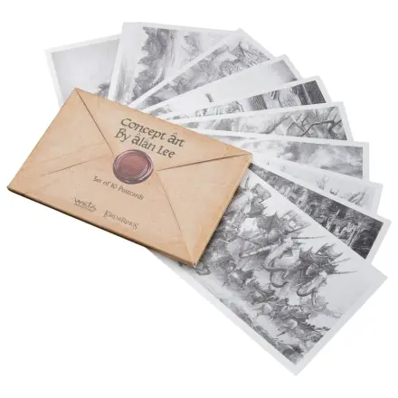 Lord of the Rings Postcards Set Concept Art by Alan Lee: The Lord of the Rings 15 x 12 cm  product photo