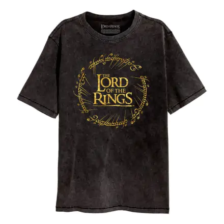 Lord Of The Rings Gold Foil Logo t-shirt termékfotója