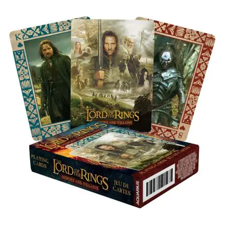 Lord of the Rings Playing Cards Heroes and Villains termékfotója