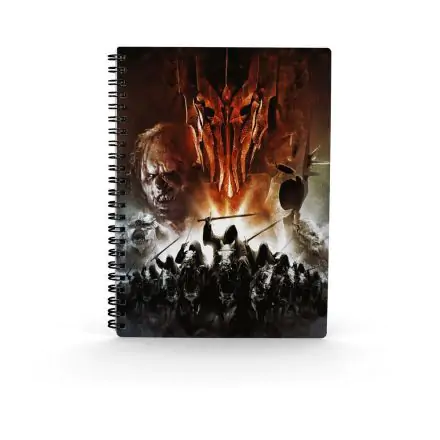 Lord of the Rings Notebook with 3D-Effect Mordor termékfotója