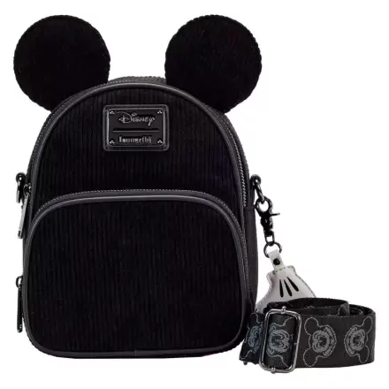 Loungefly Disney 100 Mickey Mouse Classic convertible mini backpack & crossbody bag 20cm product photo