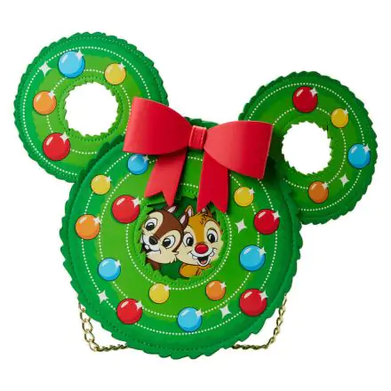 Loungefly Disney Chip and Dale Christmas crossbody bag product photo