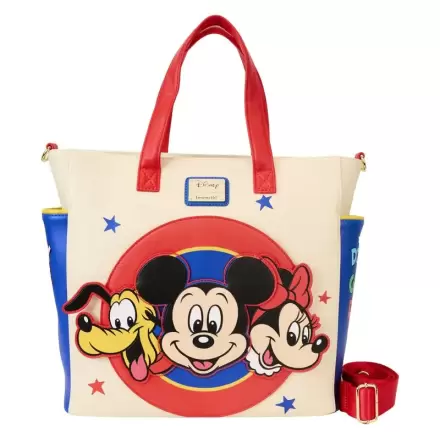 Loungefly Disney Classic Mickey and Friends convertible backpack tote bag termékfotója