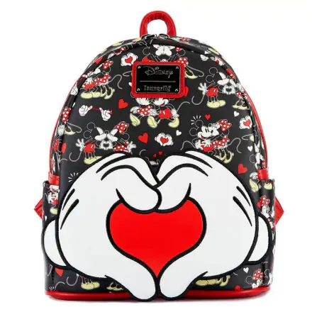 Disney by Loungefly Backpack Mickey and Minnie Heart Hands product photo