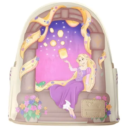 Loungefly Disney Tangled Rapunzel With Lanterns Scene backpack 26cm product photo