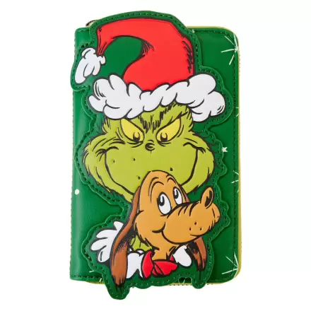Loungefly Dr. Seuss How the Grinch Stole Christmas! Santa wallet product photo
