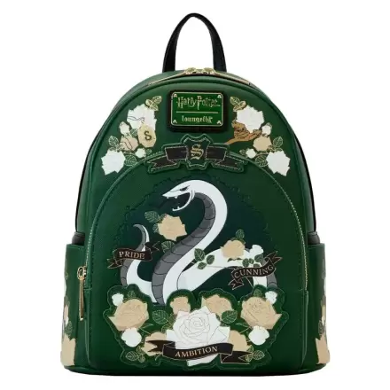 Loungefly Harry Potter Slytherin House Floral backpack 26cm termékfotója