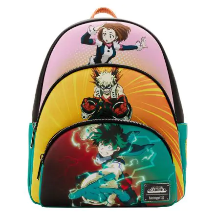 My Hero Academia by Loungefly Backpack Deku Triple Pocket Scene termékfotója