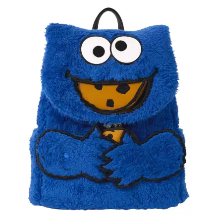 Loungefly Sesame Street Cookie Monster Plush backpack + purse termékfotója