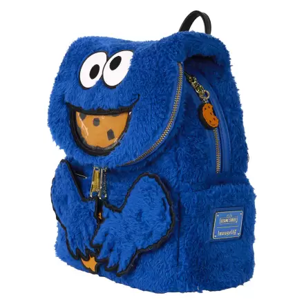 Loungefly Sesame Street Cookie Monster Plush backpack + purse termékfotója