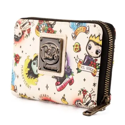 Disney POP! by Loungefly Wallet Villains Tattoo AOP product photo