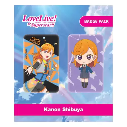 Love Live! Pin Badges 2-Pack Kanon Shibuya termékfotója