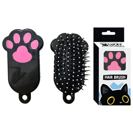 Lucky the Black Cat hair brush product photo