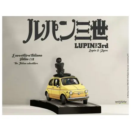 Lupin the 3rd The Italian Adventure Lupin Jigen Statue 1/18 14 cm product photo