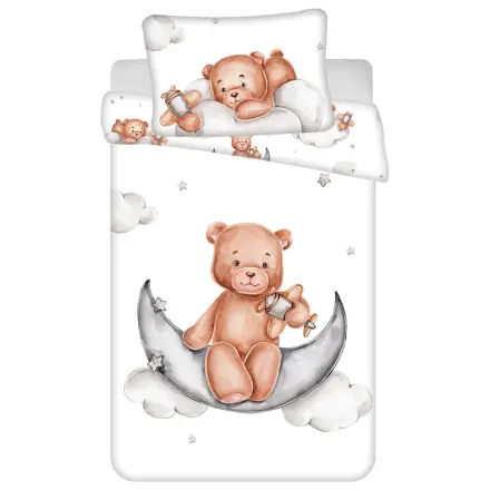 Teddy Bear Plane duvet cover for children, preschoolers product photo
