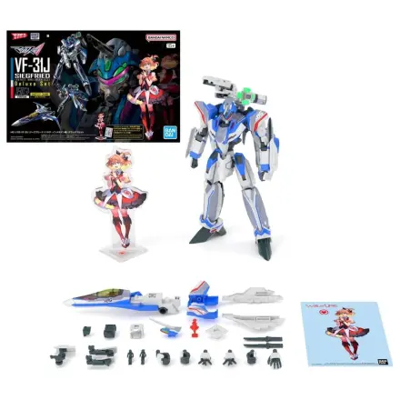 MACROSS HG 1/100 VF-31J Siegfried (Hayate Use) Deluxe Model Kit product photo