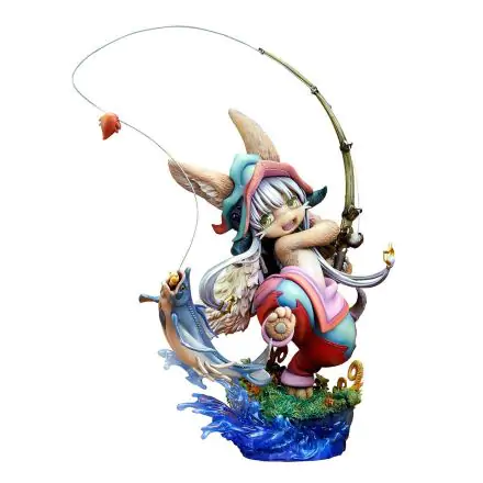 Made in Abyss PVC Statue 1/8 Nanachi Gankimasu Fishing 23 cm product photo