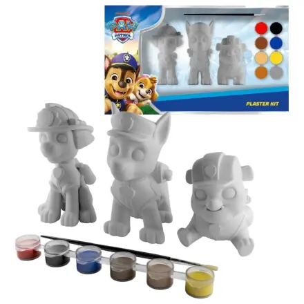 Paw Patrol blister pack with 3 colorable figures product photo