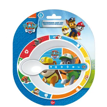 PAW Patrol Baby Micro Deep Plate + Spoon Set product photo