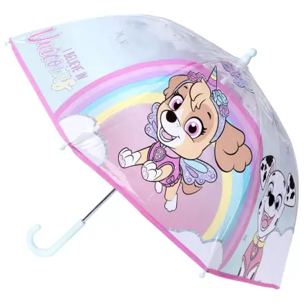 Paw Patrol Believe in Unicorns Kids Transparent Umbrella product photo