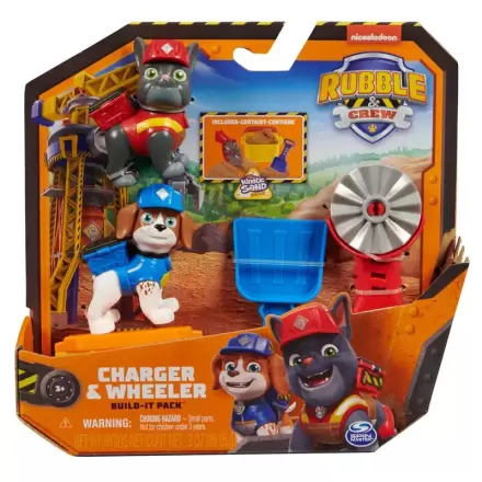 Paw Patrol Charger y Wheeler Rubble & Crew pack 2 figures termékfotója