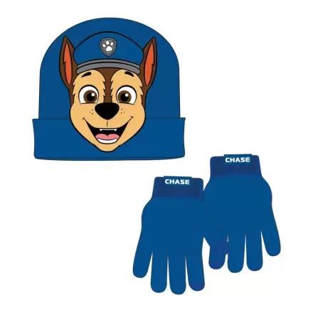 Paw Patrol Chase hat and gloves set product photo