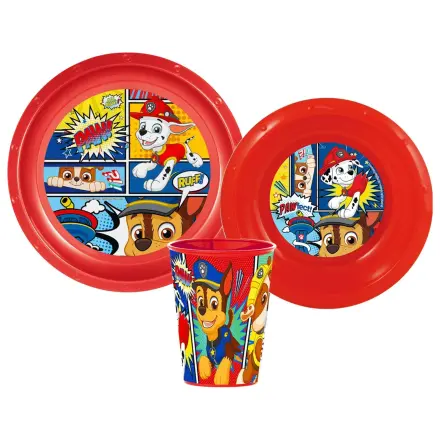 Paw Patrol Comic Dinnerware Set, Plastic Set product photo