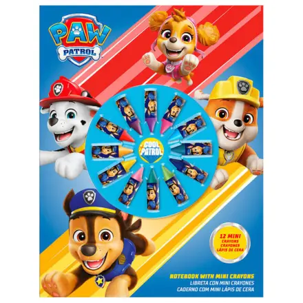 Paw Patrol Duty Calls notebook + mini crayon set product photo