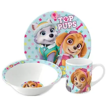 Paw Patrol Girl Stars porcelain dinnerware set product photo