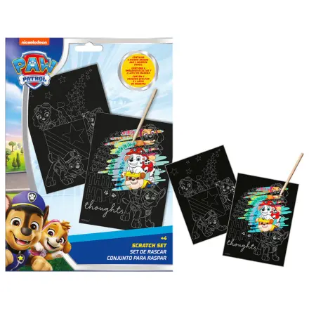 Paw Patrol Happy Thoughts scratch art kit product photo