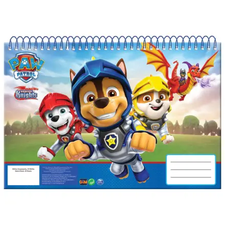 Paw Patrol Knights A/4 Spiral Sketchbook, 30 sheets product photo