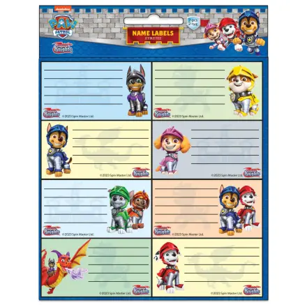 Paw Patrol Knights notebook label 16 pcs product photo