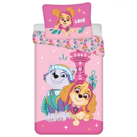 Paw Patrol Pink Love Microfiber Duvet Cover product photo