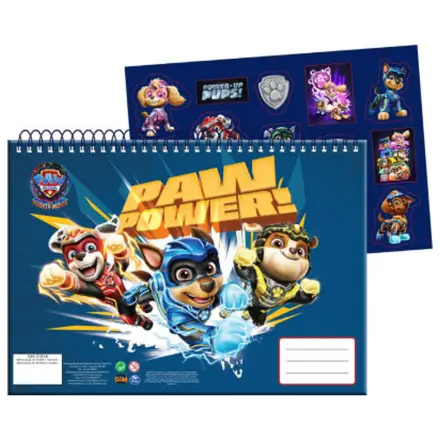PAW Patrol Power Up A/4 spiral sketchbook with 40 stickers product photo