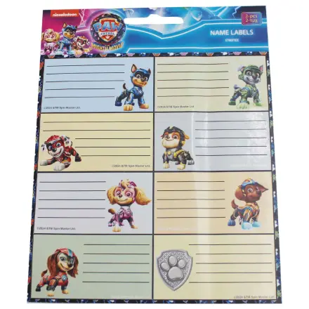 Paw Patrol Power Up notebook label 16 pieces product photo