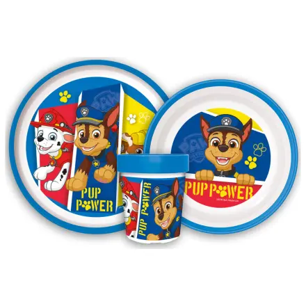 PAW Patrol Pup Power non-slip dinnerware set, microwave plastic set product photo
