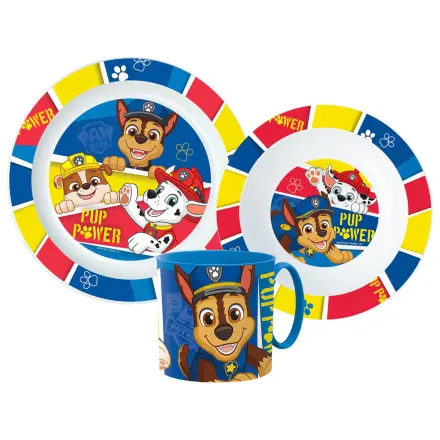 Paw Patrol Pup Power Dinnerware Set, Micro Plastic Set with Mug 265 ml product photo