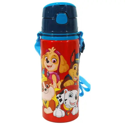 Paw Patrol Red aluminum straw bottle with hook 600 ml product photo