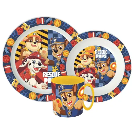 Paw Patrol Rescue Pups Dinnerware Set, Micro Plastic Set with Mug product photo